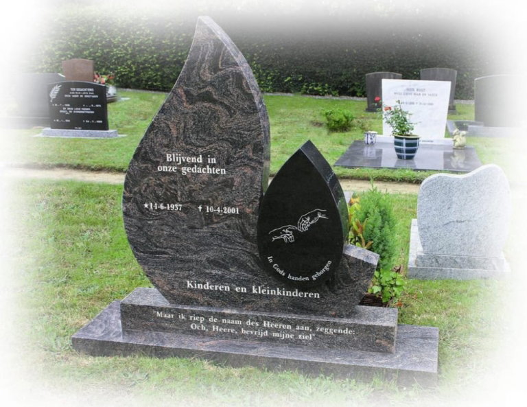 Grafmonument in traanvorm