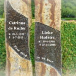 Basalt met een gepolijst vlak tekstvoorbeeld
