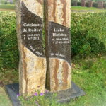 Gepolijste basalt ruwe grafstenen 1