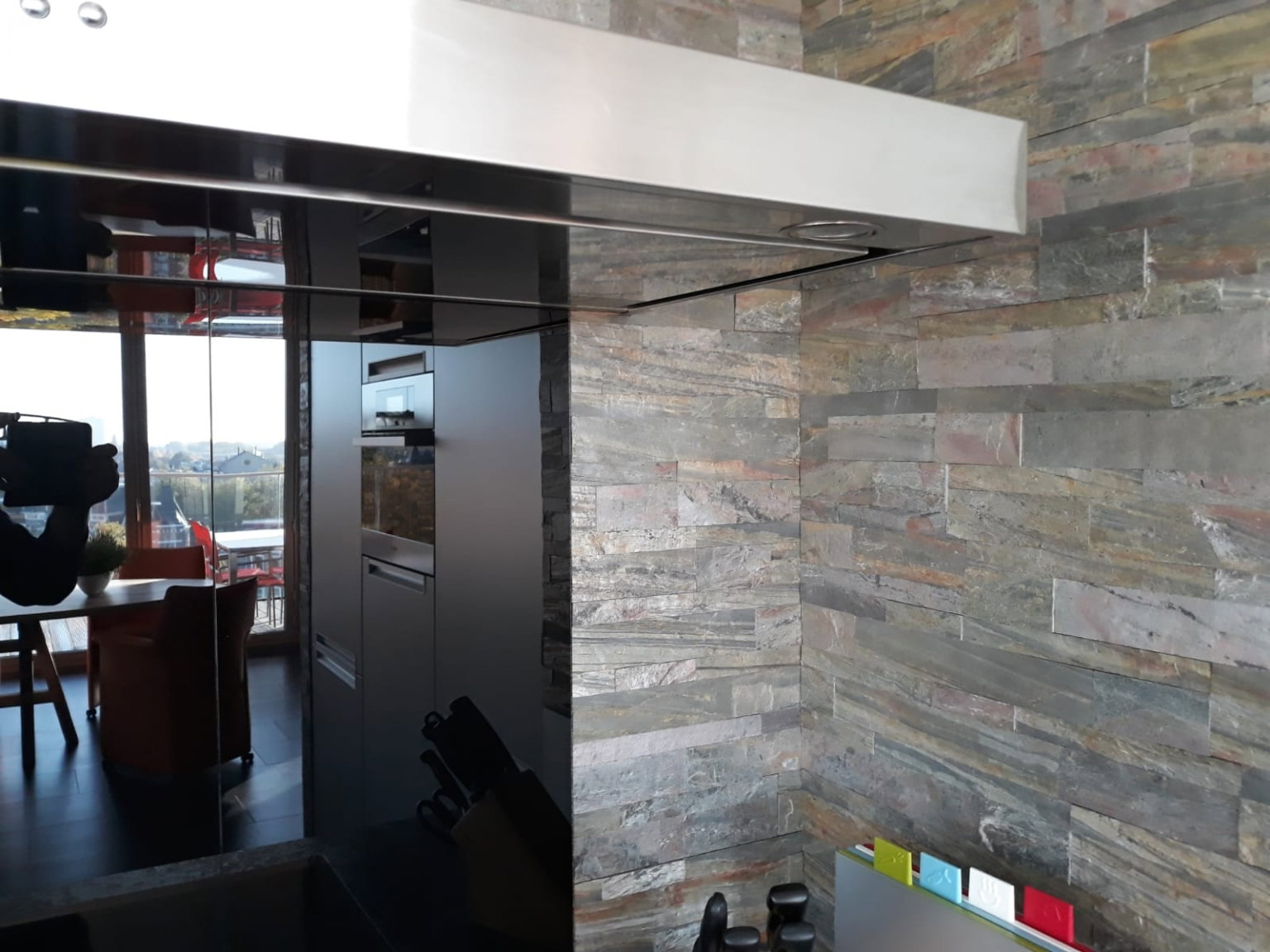 hoek van een kamer van rockwall