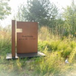 Modern monument cortenstaal