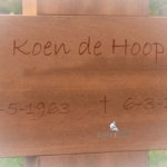 Grafmonument hout