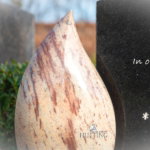 Ivory Brown zuil graniet grafsteen scaled