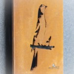 Vogel cortenstaal scaled